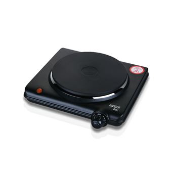 Plaques de Cuisson Électriques HAEGER Disc - 1500W, Noir - 1