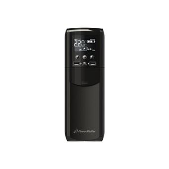 PowerWalker VI 1000 CSW IEC - Onduleur - CA 170 - 280 V - 600 watt - 1000 VA - 10 Ah - USB - connecteurs de sortie : 8 - 1