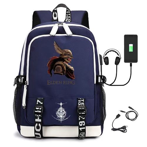 Sac à Dos Elden Ring pour Garçon (SD1636) 31*16*45 cm Bleu
