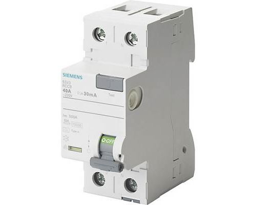 Siemens 5SV33146 RCCB 2-pin 40A 0.03A 230V Type A FI-protection Switch