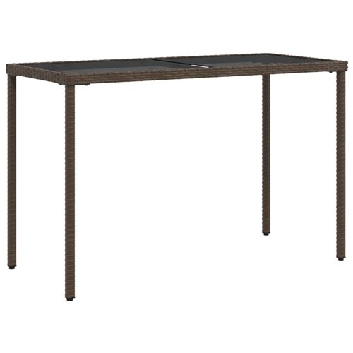 VidaXL - Gartentisch poly-rattan, One Size, Braun