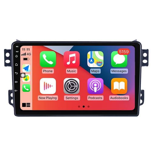 Autoradio Multimédia RoverOne CarPlay Android Auto DSP GPS pour Suzuki Splash Opel Agila Maruti Ritz 2008-2017