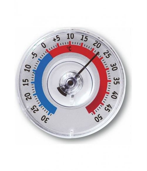 Thermomètre TFA Thermomètre de fenêtre analogique TWATCHER 14.6009.30 transparent