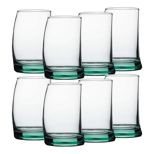 Lot de 8 verre à liqueur, verre dégustation, gobelets à eau en verre, capacité 27.5 cl - JUANIO -