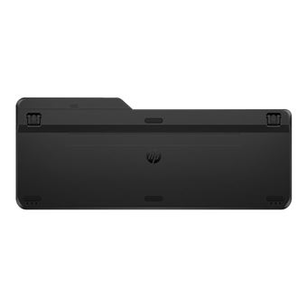 HP 475 - Clavier - double mode, multi-appareil, disposition à 2 zones, course de touche à profil bas, 12 boutons programmables - compact - sans fil - 2.4 GHz, Bluetooth 5.3 - noir de jais - 1