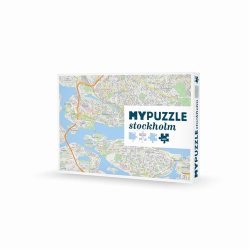 Puzzle 1000 pieces MYPUZZLE STOCKHOLM HELVETIQ Carton Multicolore
