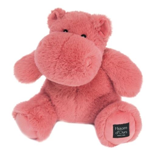 Histoire D Ours Peluche Hippo Hip Hug Terracotta - 25 Cm - Image 3