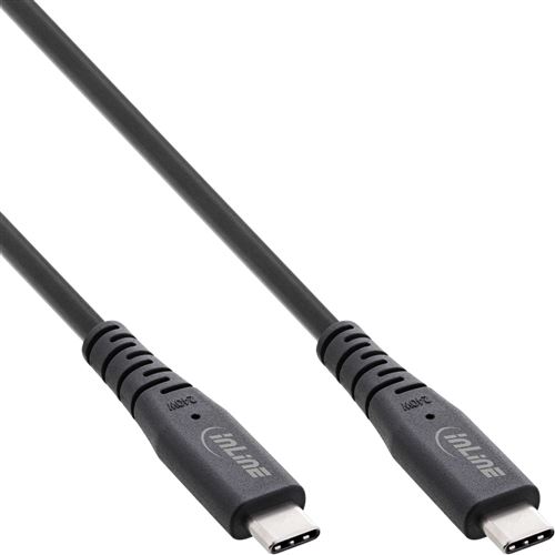 Inline Noir 35901I Câble Usb Usb4 Gen 3X2 1 M Usb C - Neuf - Image 3