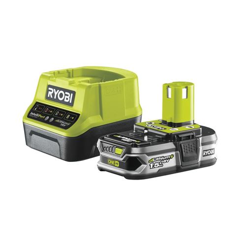Ryobi - Pack chargeur rapide 2.0 A + 1 batterie Lithium+ 18 V 1.5 Ah One+ - RC18120115G