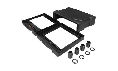 ACT - Support moniteur avec tiroirs - bureau - jusqu'à 32 pouces - noir