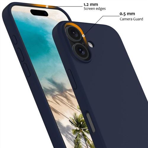 Coque Ultra Fine Mate Et Souple – Antichoc Pour IPhone (16, 15, 14, 13, 12, 11, Pro, Plus, Max)