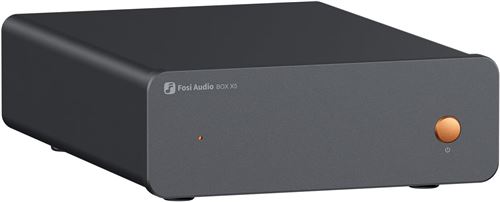Fosi Audio Box X5 Preamplificateur Phono, Mini Preamplificateur Audio Maison pour Platines MM/MC, Gain Réglable, Sortie RCA