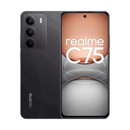 Smartphone Realme C75 noir RAM 8 Go stockage 128 Go