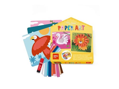 APLI kids - My First Paper Art - DIY à compléter avec du papier prédécoupé - premier âge
