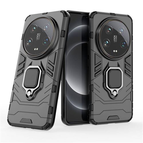 Coque pour Xiaomi 14 Ultra 5G - housse etui rigide anti choc + film ecran - NOIR - htdmobiles