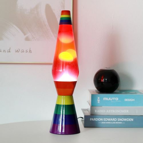 I Total Multicolore Lampe À Lave En Verre Love Is Love