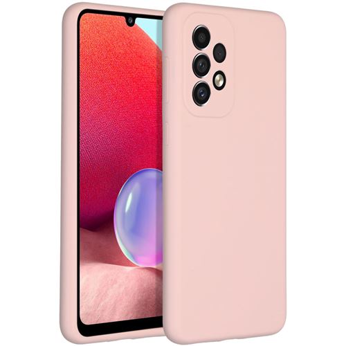 Accezz Protect Series Liquid - Coque de protection pour téléphone portable - silicone - rose - pour Samsung Galaxy A33 5G