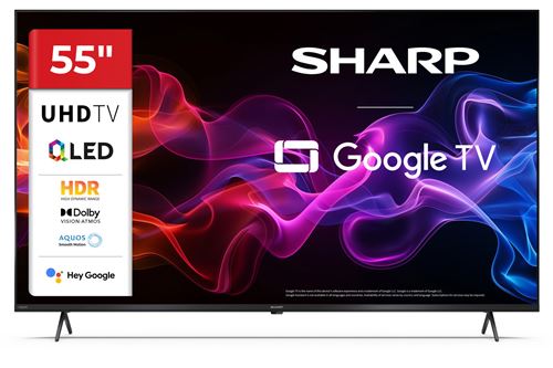 Smart TV Sharp 55HP5265E 55 pouces 4K Ultra HD Wifi Noir