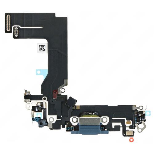 Connecteur de Charge pour iPhone 13 Mini de Remplacement Connecteur Lightning Microphone intégré Bleu Clappio