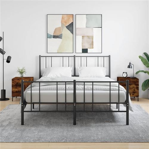 Non Communiqué Marron Vidaxl Tables De Chevet 2Pcs Chêne Fumé 40X35x47,5Cm Bois D’ingénierie827319