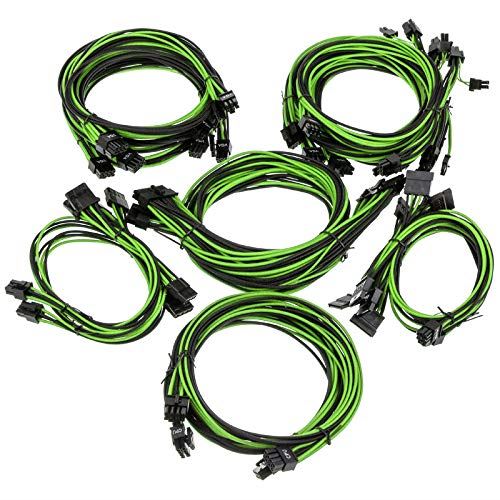 super flower super flower sleeve cable kit pro noir/vert noir