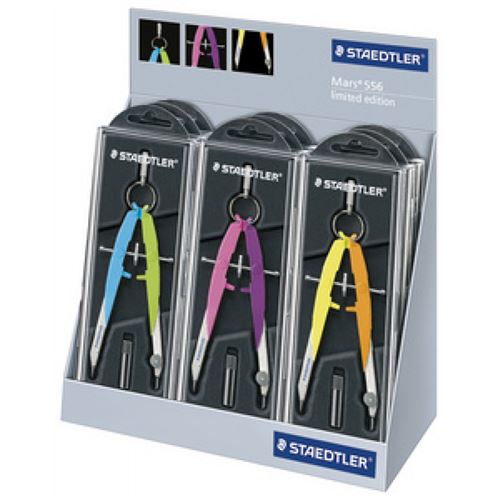 staedtler staedtler compas géometrique de précision mars comfort neon noir