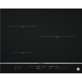 De Dietrich DPI7570XT - Table de cuisson à induction - 3 plaques de cuisson - Niche - largeur : 56 cm - profondeur : 49 cm - noir - 1