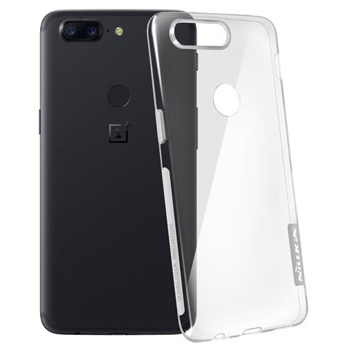 Coque OnePlus 5T Protection transparente silicone gel souple anti-choc - Nillkin