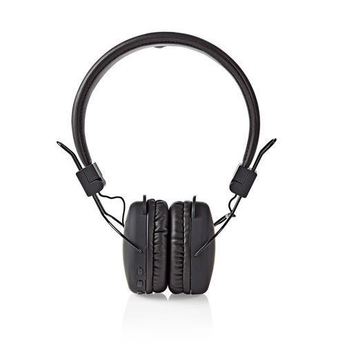 Nedis HPBT1100BK - Écouteurs avec micro - sur-oreille - Bluetooth - sans fil - jack 3,5mm - noir