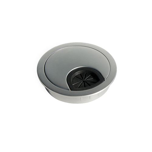 Passe-câbles Circum EMUCA D. 60 mm à encastrer en zamak finition chromé mat - 5006764