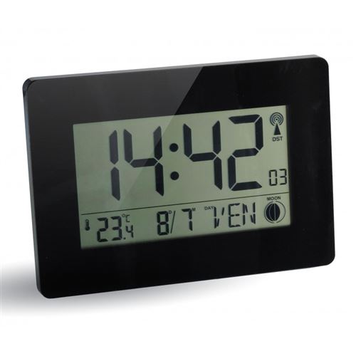 Orium Horloge digitale - Radio pilot&eacute;e