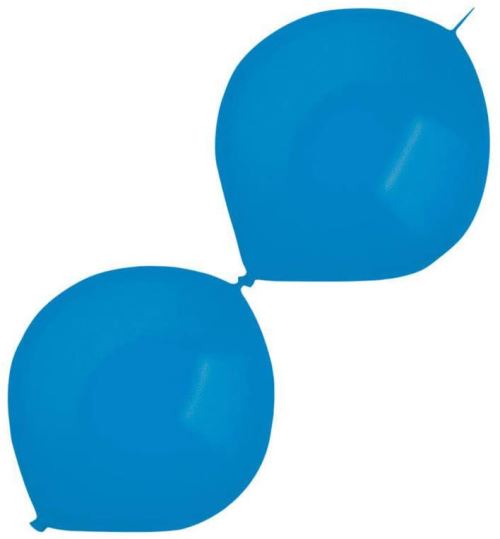 Amscan ballons pendulaires 15 cm en latex bleu métallisé 100 pièces