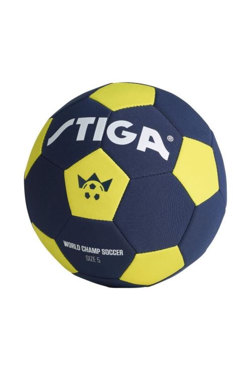 STIGA Ballon de football Coupe du monde 2018 - Bleu et jaune - Taille 5
