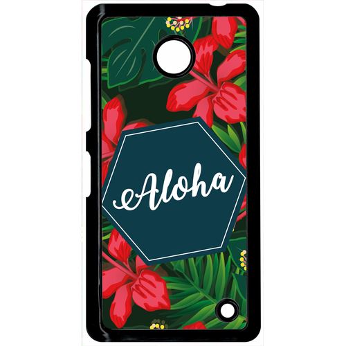 Coque Nokia Lumia 630 Aloha Tropical Fond Vert 2