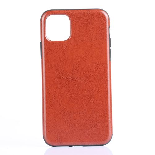 Coque en TPU + PU flexible cheval fou brun pour votre Apple iPhone 5.8 pouces (2019)
