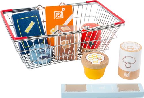 Small Foot aliments jouets Épicerie bois/acier junior 9-pièces