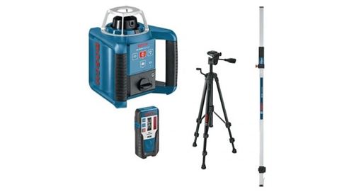 Laser Rotatif Bosch Grl 400 H Trépied Accessoires