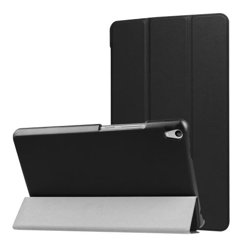 Étui de protection tri-pliée pour Lenovo Tab3 8 Plus TB-8703F - Noir