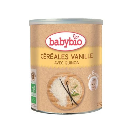 Céréales Vanille avec Quinoa (boite de 220g) - dès 6 mois - Babybio