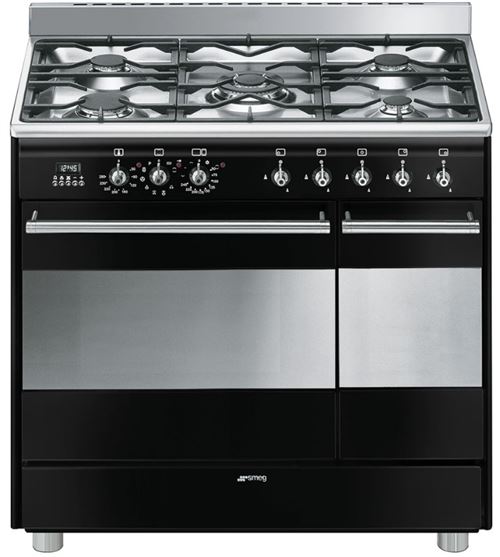 Piano De Cuisson Mixte Smeg Scb92Pn8
