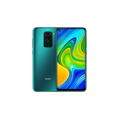 Xiaomi Redmi Note 9 - 4G smartphone - double SIM - RAM 4 Go / Mémoire interne 128 Go - microSD slot - Écran LCD - 6.53"" - 2340 x 1080 pixels - 4x caméras arrière 48 MP, 8 MP, 2 MP, 2 MP - front camera 13 MP - vert forêt État correct - Xiaomi reconditionné disponible sur Fnac