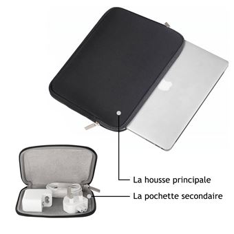 Karylax Sacoche de Protection et de Transport Double poche pour