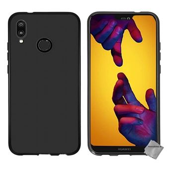 Coque Gel TPU Huawei P20 Lite Motif Fibre Carbone Bleu Foncé - Neuf Sous Emballage