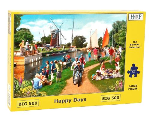The House Of Puzzles Puzzle 500 pièces - Pièces XXL - Happy Days