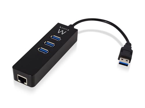 Ewent Noir Ew1140 Station D'accueil Usb 3.2 Gen 1 (3.1 Gen 1) Type-A - Neuf - Image 2