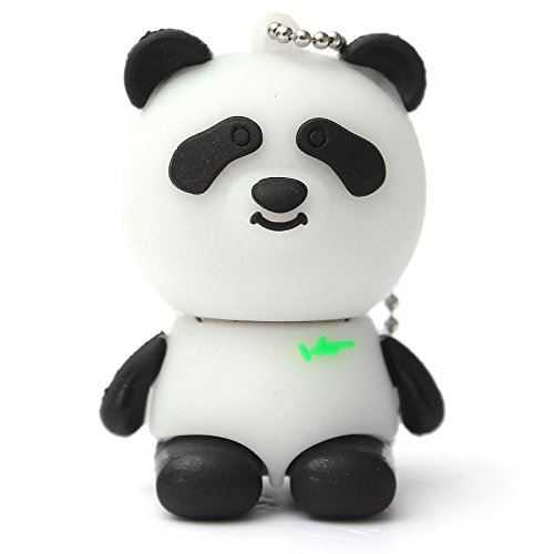 Panda Ours USB Flash Drive 8 Go mémoire Stick Stockage de Données Clé Blanc et noir