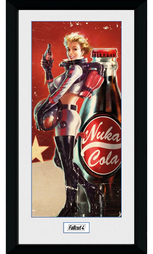 Photographie encadree Fallout Nuka Cola Portrait 50x100cm