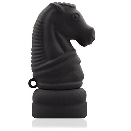 818-TEch No8100090032 clé USB (32 Go) pièce d'échecs cheval 3D noir