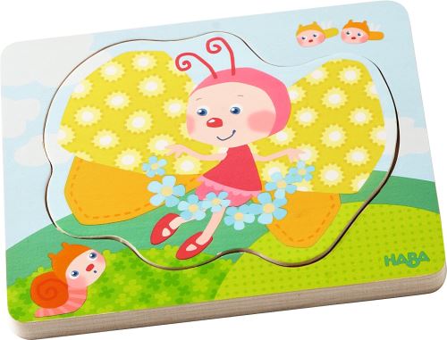 Haba - Puzzel - Vlindermagie - Hout - 4st.