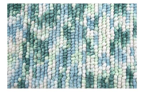 Spirella 1018615 Kito Ocean Tapis de bain 55 x 65 cm Tapis de bain en polyester microfibre/coton, 65 x 55 x 17,5 cm
